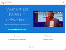 Tablet Screenshot of netwerken.nl